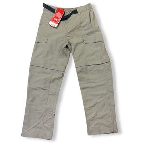 NEW The North Face mens 30 Short khaki nylon paramount peak hiking pants NWT